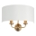Endon 98937 - Væglampe HIGHCLERE 2xE14/40W/230V hvid/messing