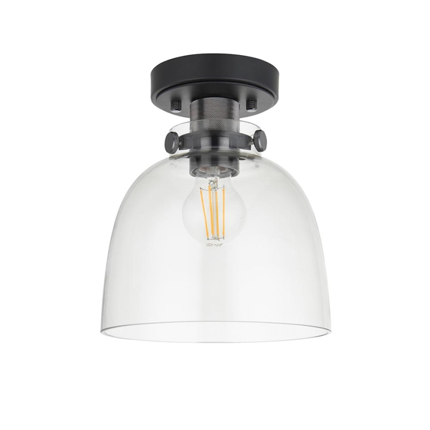 Endon 99106 - Loftlampe URBAN 1xE27/10W/230V sort/transparent