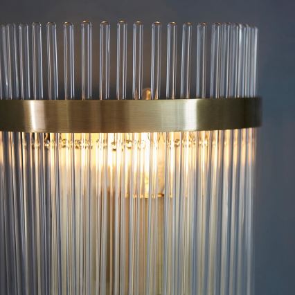 Endon 99168 - Væglampe MARIETTA 1xE14/6W/230V messing/transparent