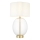 Endon 99292 - Dæmpbar bordlampe KELDA 1xE27/10W/230V creme/guld