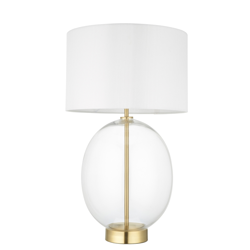 Endon 99292 - Dæmpbar bordlampe KELDA 1xE27/10W/230V creme/guld