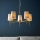 Endon 99458 - Kædeophængt lysekrone 5xE14/6W/230V guld/hvid