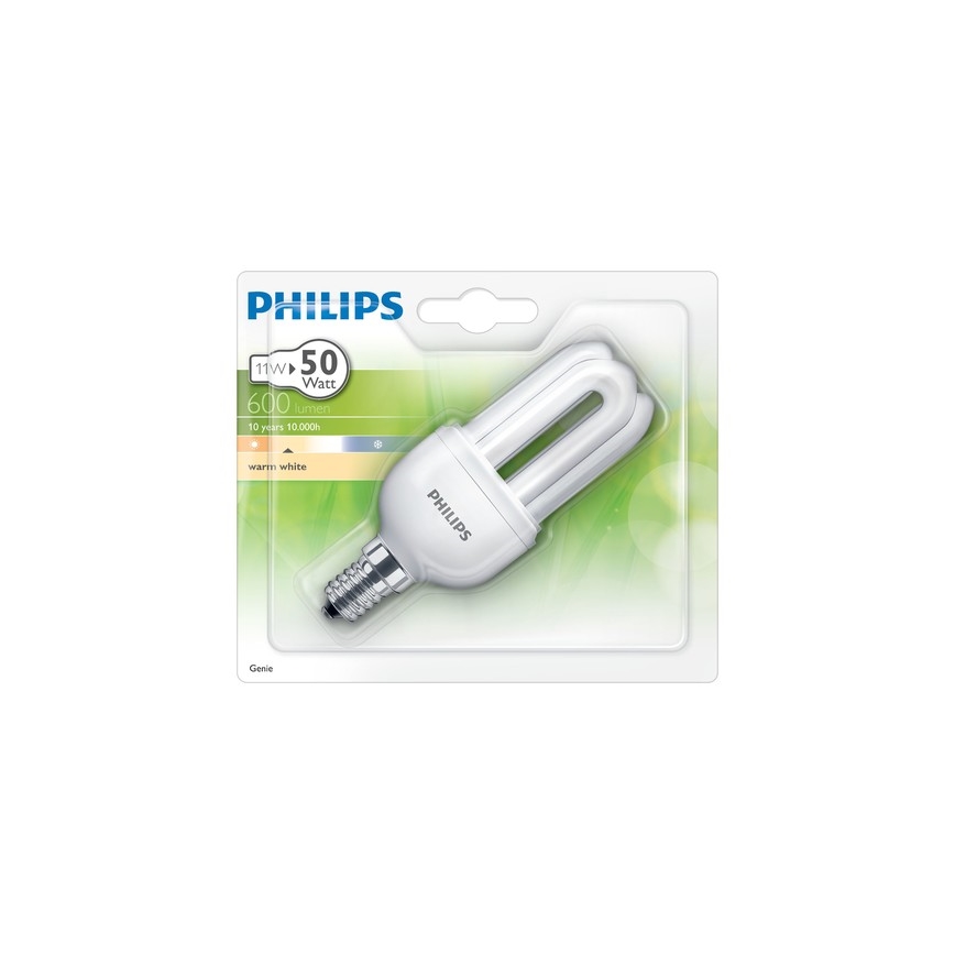 Energisparepære Philips GENIE E14/11W/230V 2700K