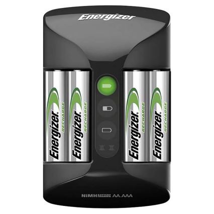 Energizer - Batterioplader NiMH 7W/4xAA/AAA 2000 mAh 230V