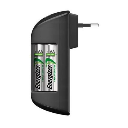 Energizer - Batterioplader NiMH 7W/4xAA/AAA 2000 mAh 230V