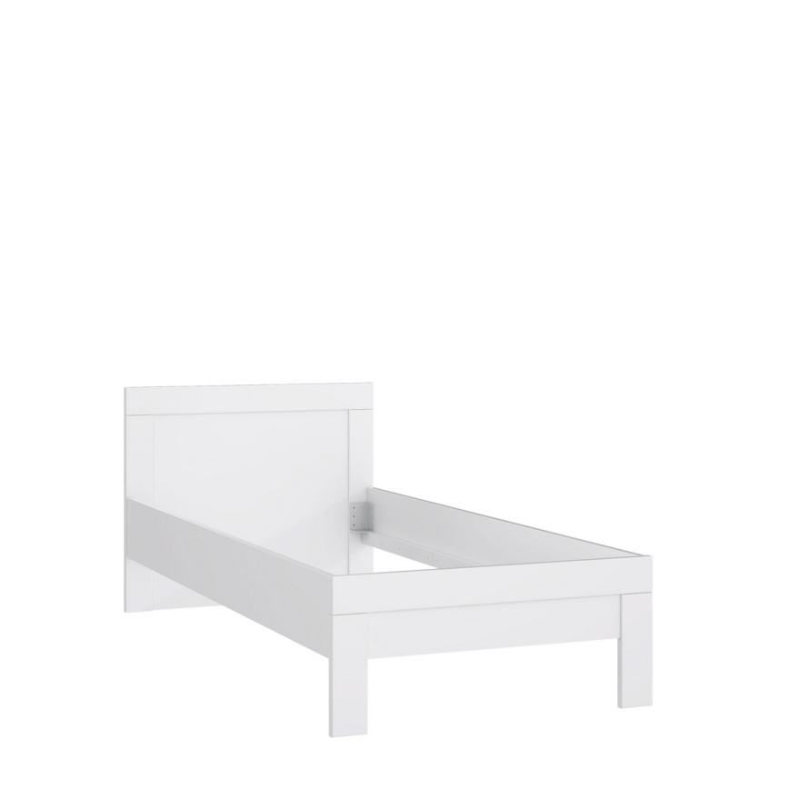 Enkelseng SNOWIE 90x200 cm hvid