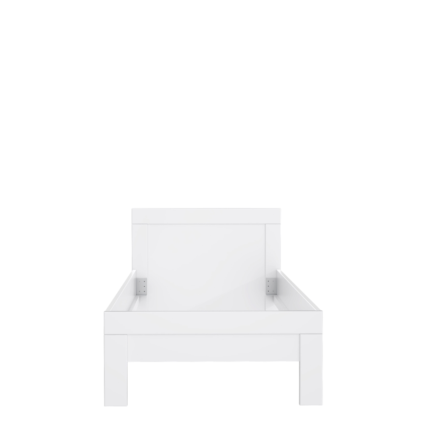 Enkelseng SNOWIE 90x200 cm hvid