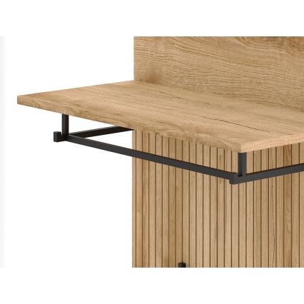 Entrémøbel KLEO, brun/hvid