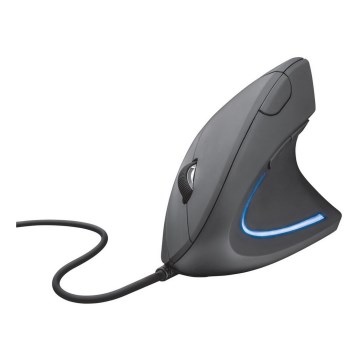 Ergonomisk mus 1000/1600 DPI 6 knapper