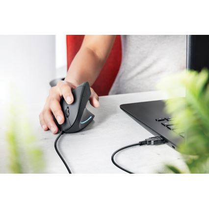 Ergonomisk mus 1000/1600 DPI 6 knapper
