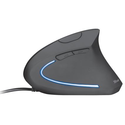 Ergonomisk mus 1000/1600 DPI 6 knapper
