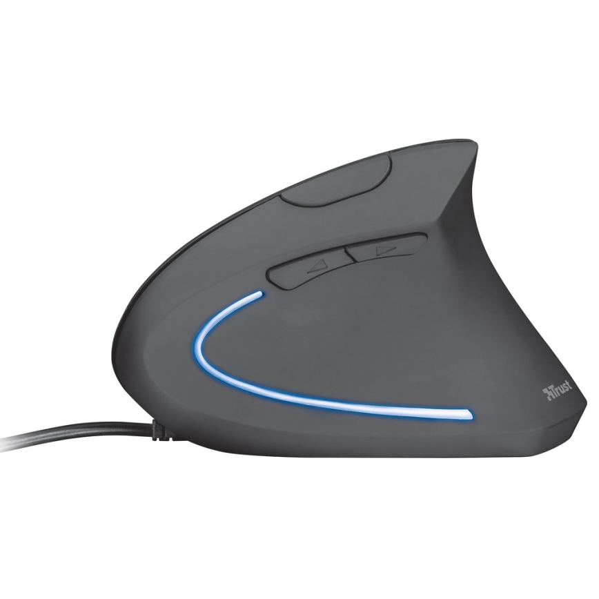 Ergonomisk mus 1000/1600 DPI 6 knapper