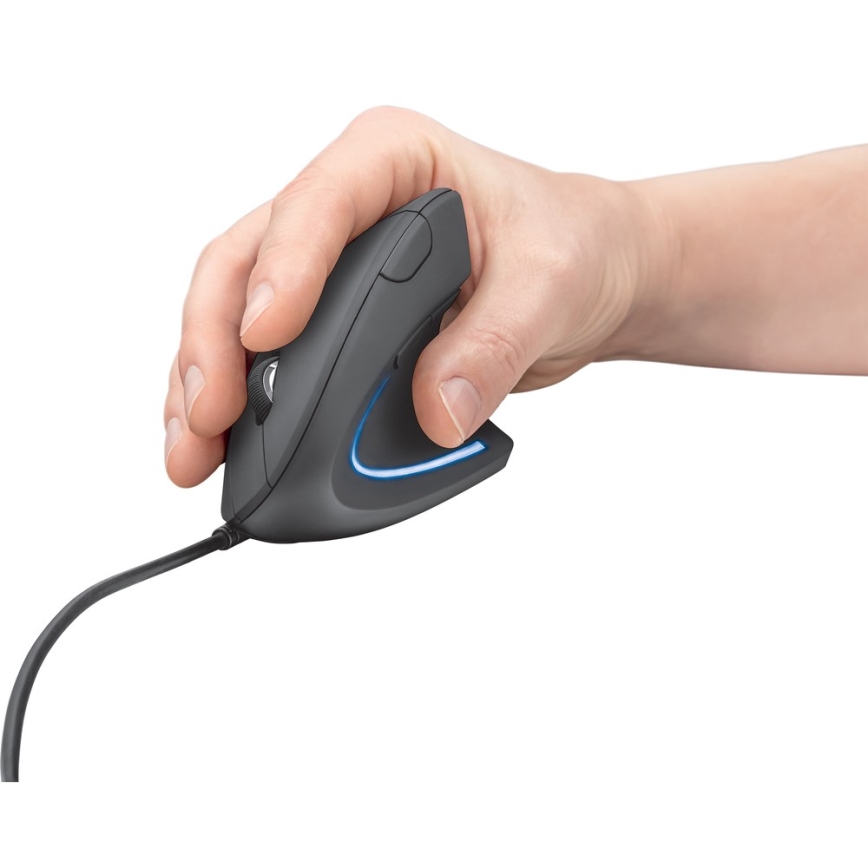 Ergonomisk mus 1000/1600 DPI 6 knapper