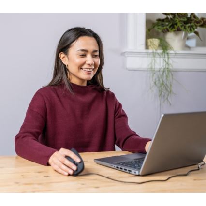 Ergonomisk mus 1000/1600 DPI 6 knapper