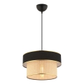 ERO pendellampe 1xE27/60W/230V sort/beige