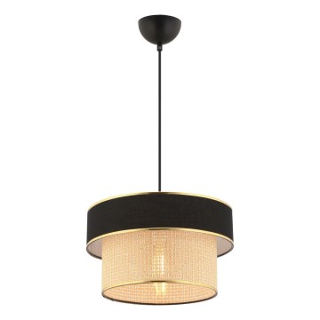 ERO pendellampe 1xE27/60W/230V sort/beige