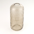 Erstatningsglas til KARO-lysekrone E27 Ø 14 cm, røgbrun
