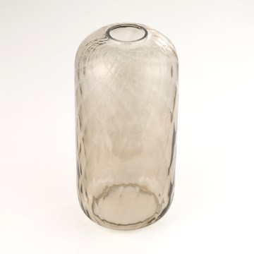 Erstatningsglas til KARO-lysekrone E27 Ø 14 cm, røgbrun