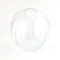 Erstatningsglas til lysekrone DEVI E27, Ø 18 cm, klart