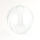 Erstatningsglas til lysekrone DEVI E27, Ø 18 cm, klart