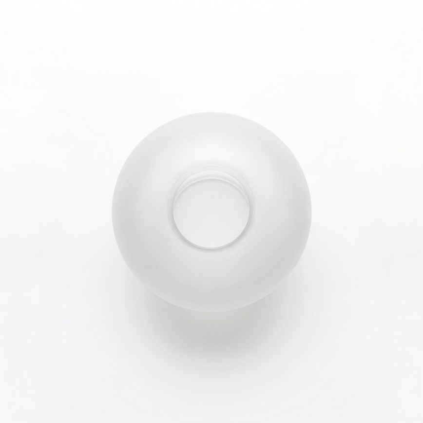 Erstatningsglas til lysekrone E27 Ø 15 cm mat hvid
