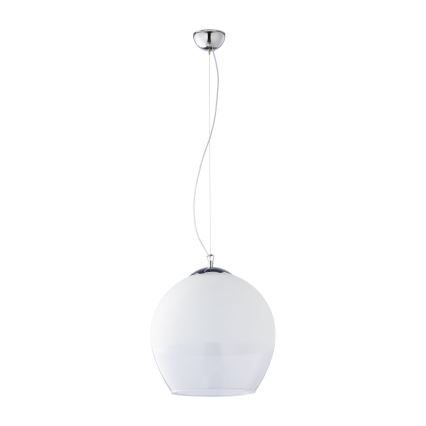 Erstatningsglas til lysekrone KULA E27 Ø 38 cm – hvid/klar