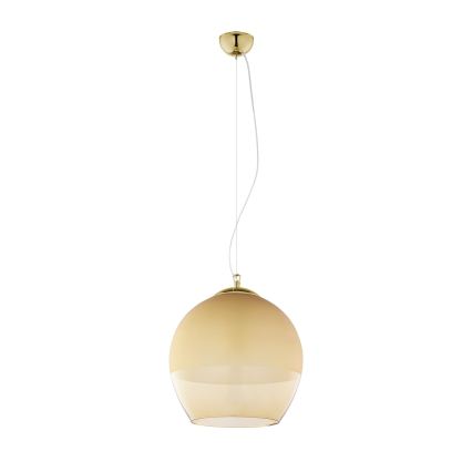 Erstatningsglas til lysekrone KULA E27 Ø 38 cm, røgfarvet beige