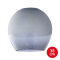 Erstatningsglas til lysekrone KULA E27, Ø 38 cm, røggrå