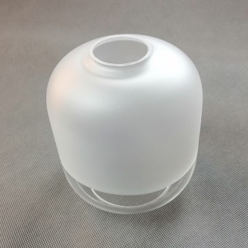 Erstatningsglas til lysekrone MARCO E27 Ø 14 cm hvid/klar