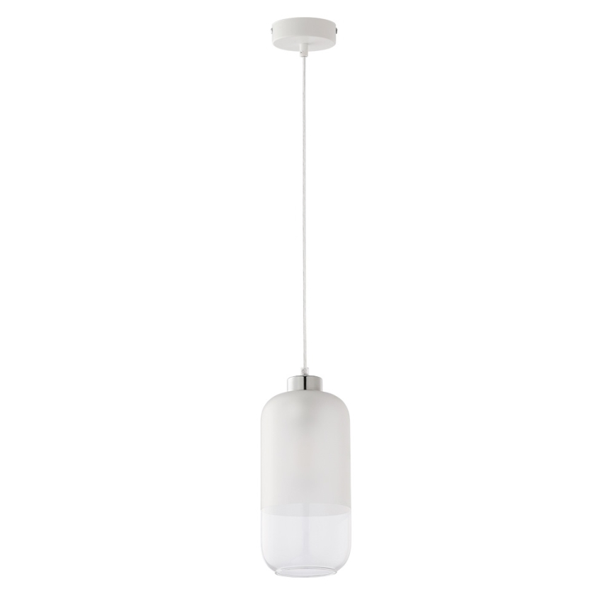 Erstatningsglas til lysekrone MARCO E27 Ø 14 cm klar/hvid