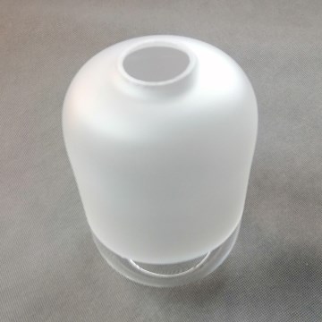 Erstatningsglas til lysekrone MARCO E27 Ø 14 cm klar/hvid