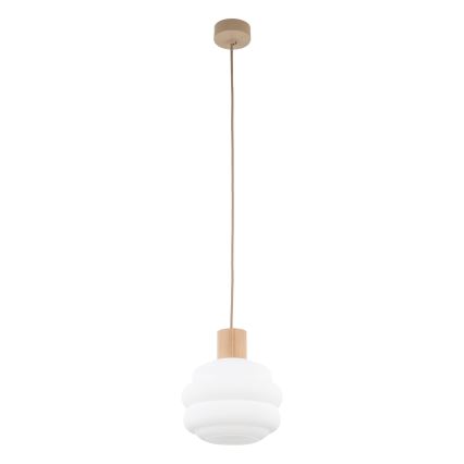Erstatningsglas til lysekrone MELIA E27, Ø 20 cm, hvid