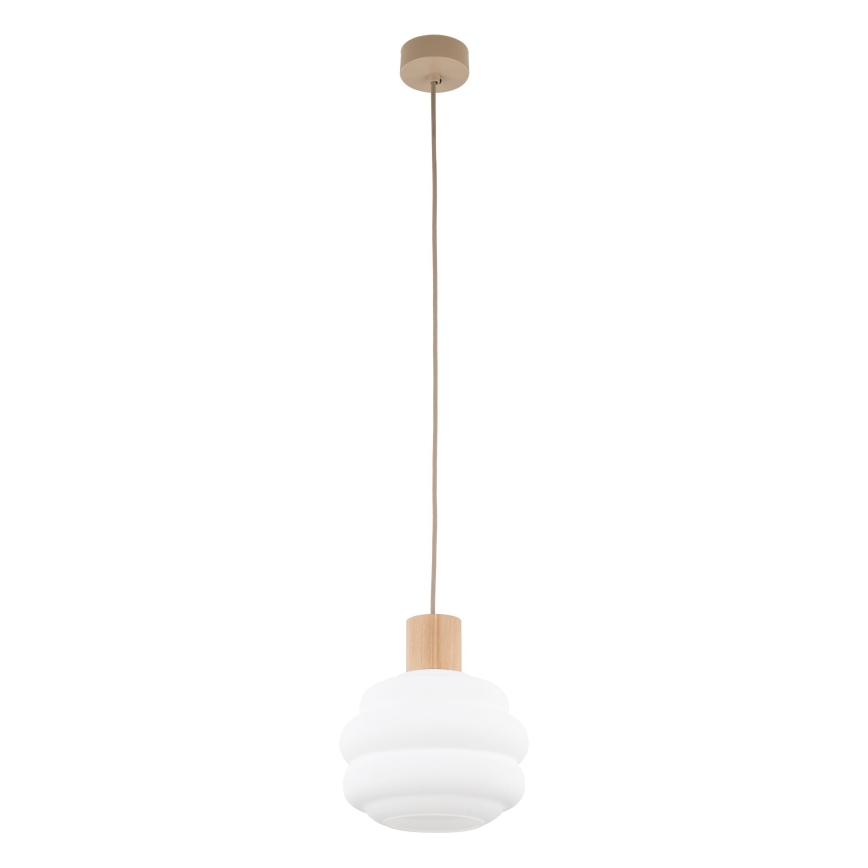 Erstatningsglas til lysekrone MELIA E27, Ø 20 cm, hvid