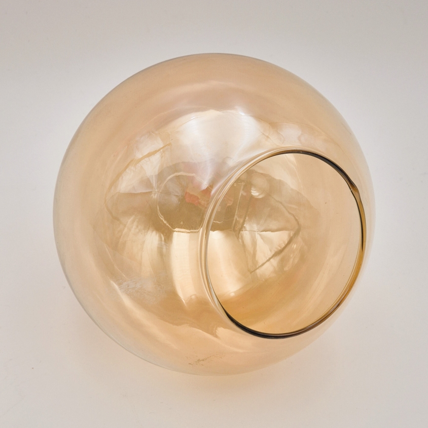 Erstatningsglas til lysekrone og væglampe GEORGIA G9, Ø 12 cm, røgfarvet beige