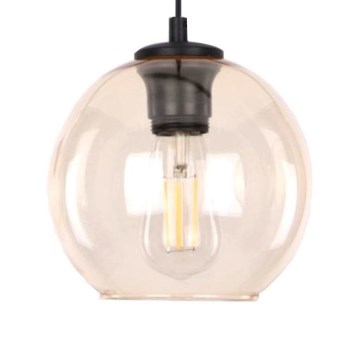 Erstatningsglas til lysekrone POBO G9, Ø 14 cm, røgfarvet beige