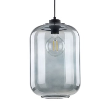 Erstatningsglas til lysekrone ROLLER E27, Ø 24 cm, røggrå
