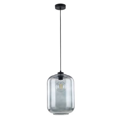 Erstatningsglas til lysekrone ROLLER E27, Ø 24 cm, røggrå