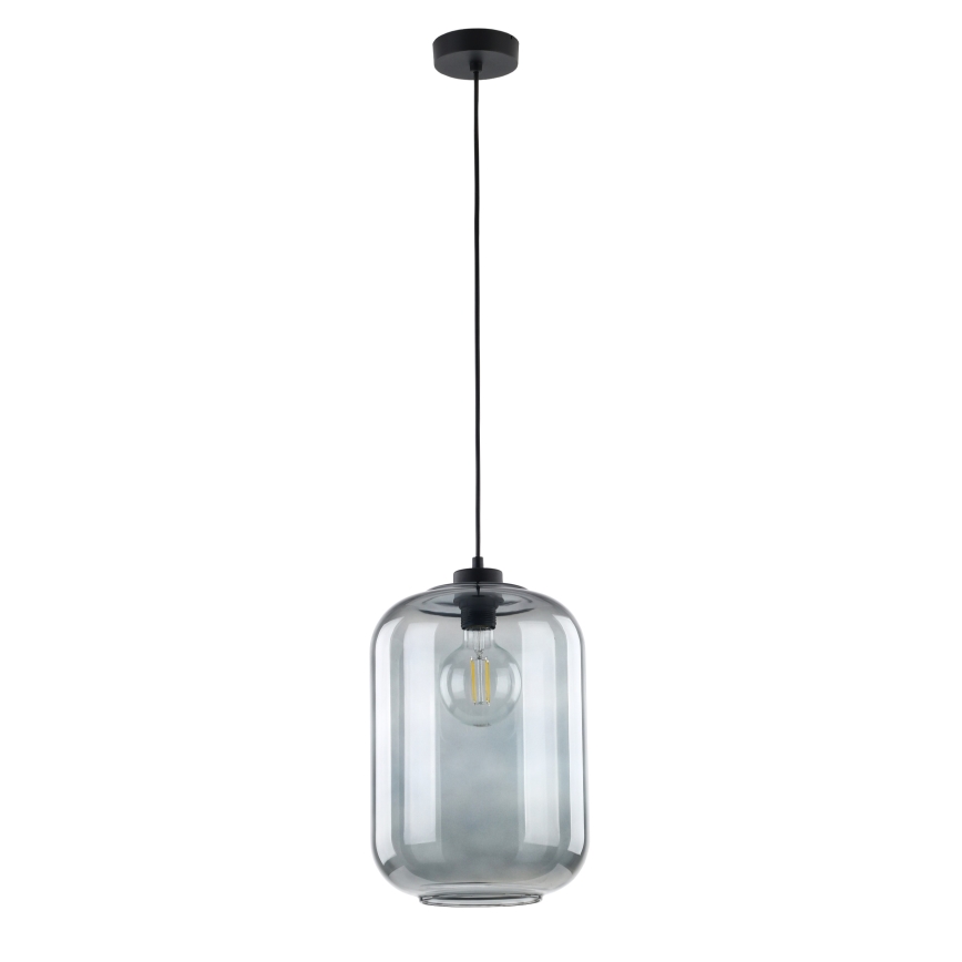 Erstatningsglas til lysekrone ROLLER E27, Ø 24 cm, røggrå
