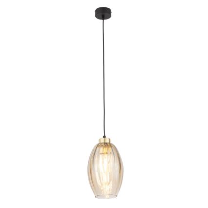 Erstatningsglas til lysekrone SEBO E27, Ø 17 cm, røgfarvet beige