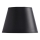 Erstatningslampeskærm til bordlampe PICO E14, Ø 18 cm, sort
