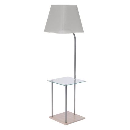 Erstatningslampskærm til gulvlampe EMMA E27 34,5x39,5 cm grå