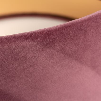 Erstatningslampskærm til lysekrone ZWIS Ø 38 cm, rosa/guld