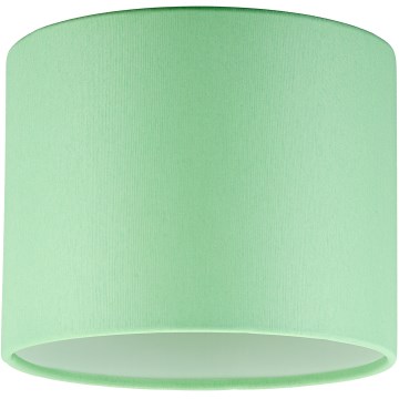Erstatningslampskærm – universel CYLINDER til E27, Ø 20 cm, grøn