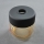 Ersætningsglas til lysekrone AMBER E27 Ø 14 cm sort/røget beige