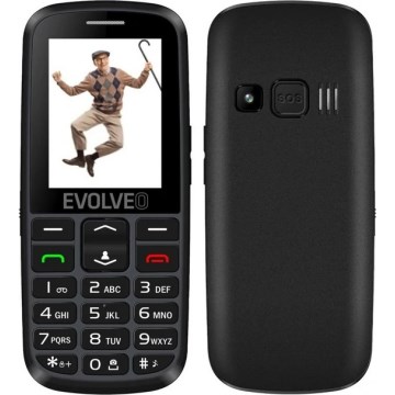 Evolveo - EasyPhone EG, 4G mobiltelefon til seniorer, sort