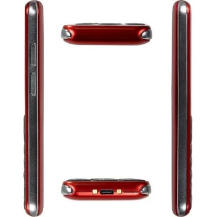 Evolveo - EasyPhone LT, 4G mobiltelefon til seniorer, rød