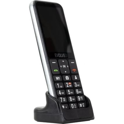 Evolveo - EasyPhone LT, 4G mobiltelefon til seniorer, sort