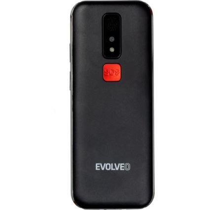 Evolveo - EasyPhone LT, 4G-mobiltelefon til ældre, sort