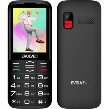 Evolveo - EasyPhone XO, mobiltelefon til seniorer, sort