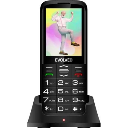 Evolveo - EasyPhone XO mobiltelefon til seniorer sort